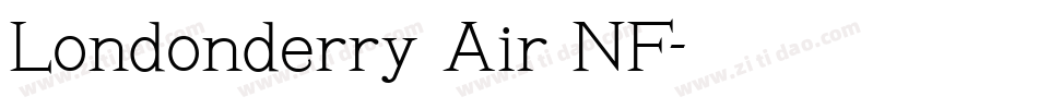 Londonderry Air NF字体转换